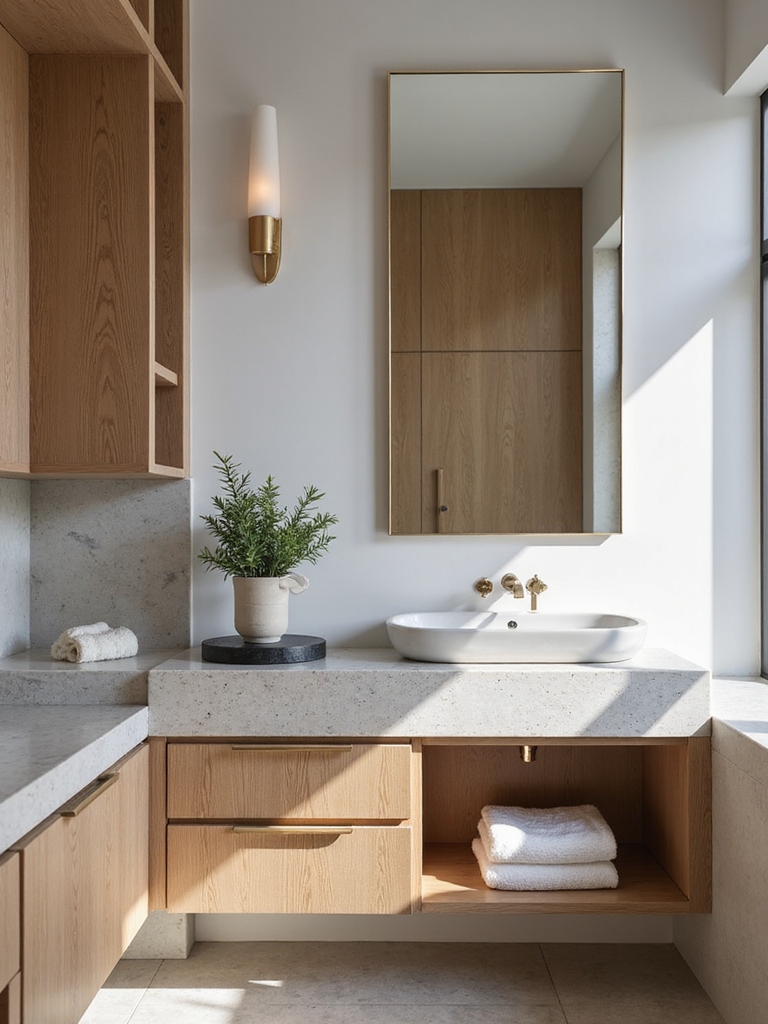 invisible effective bathroom storage