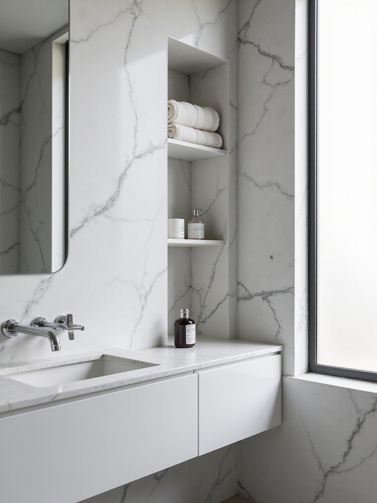 invisible wall recessed storage solutions