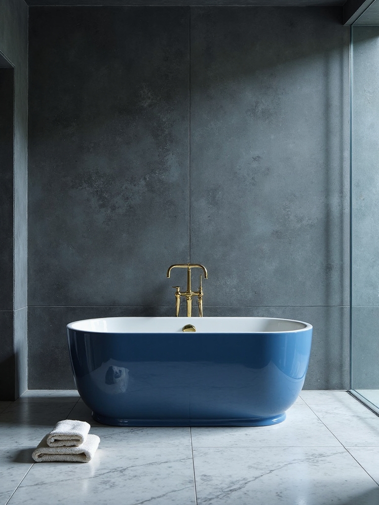 irresistible blue bathtub designs