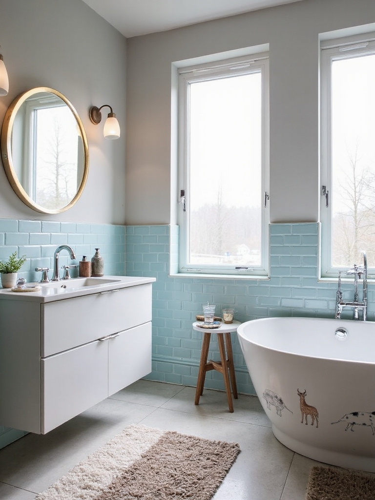 kid friendly bathroom designs