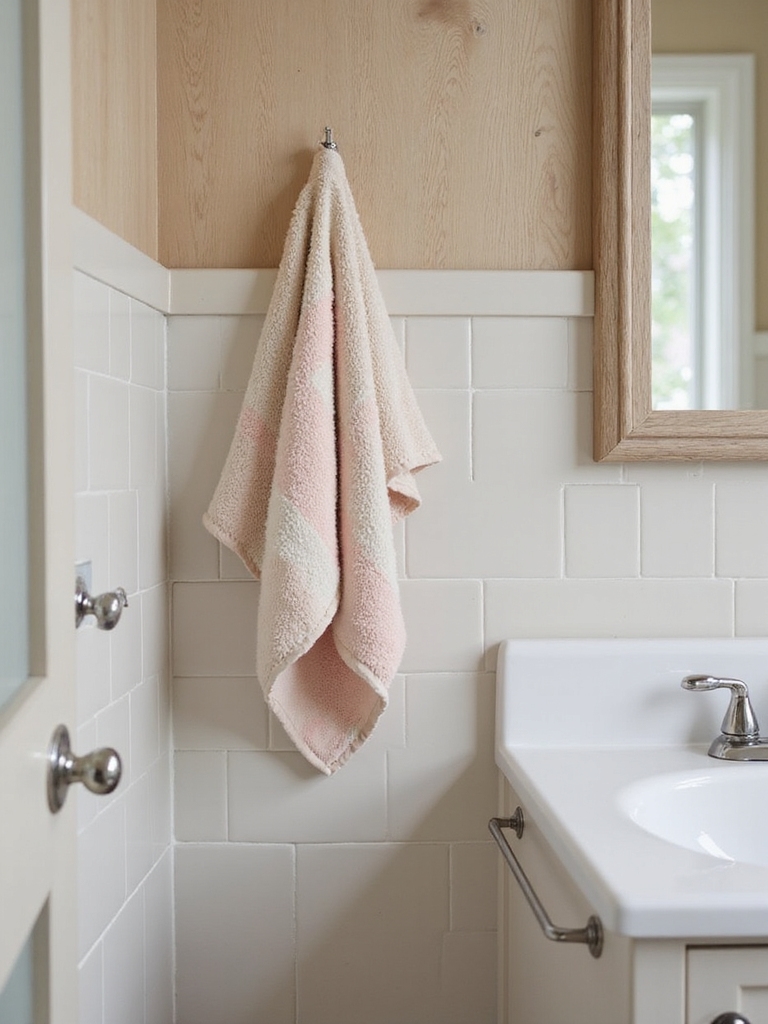 kid friendly towel organization