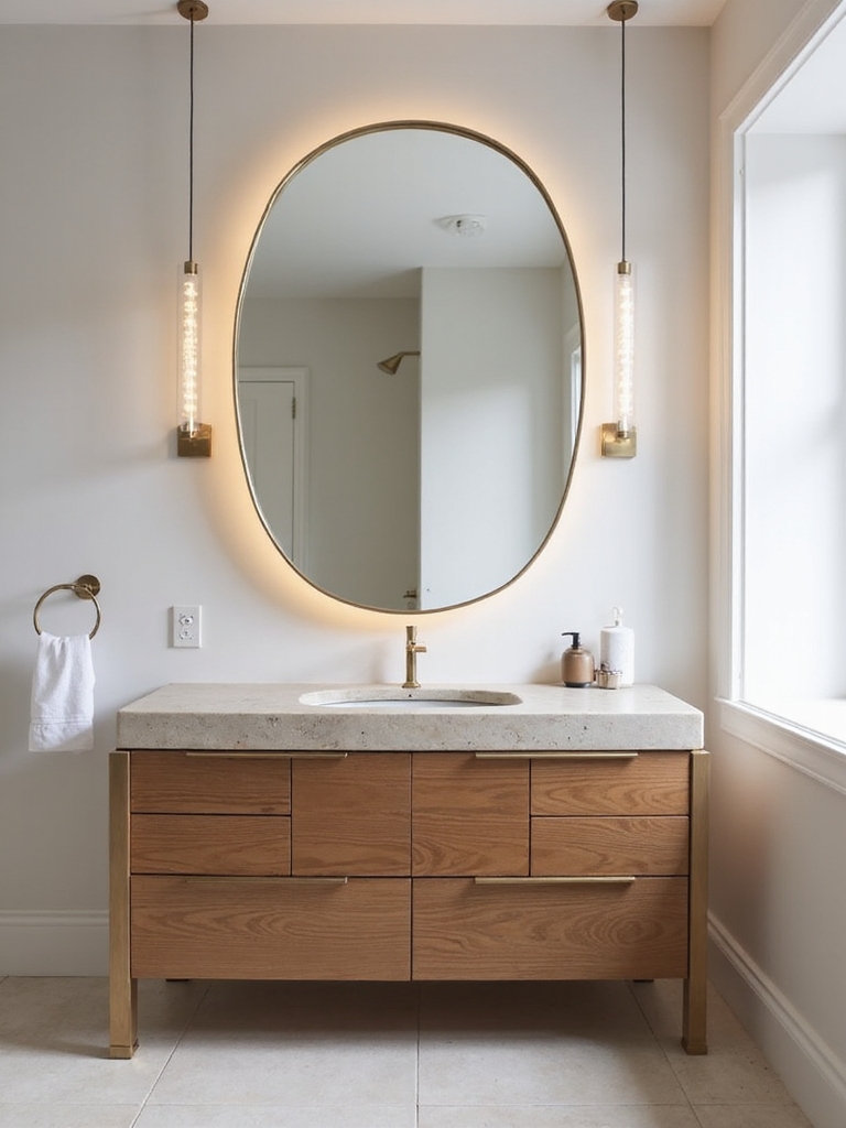 layered lighting enhances space