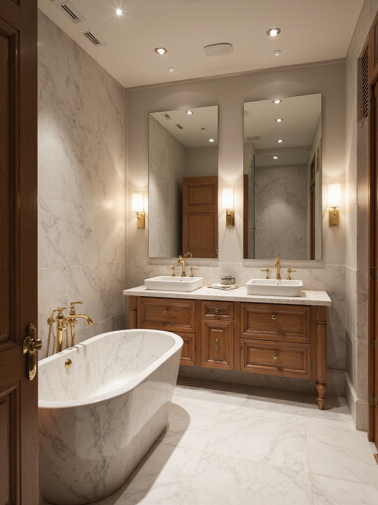 layered lighting for spaciousness