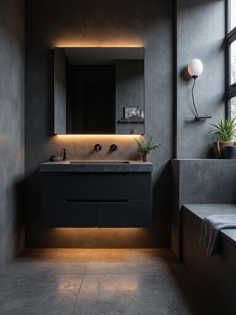layered lighting for vanities