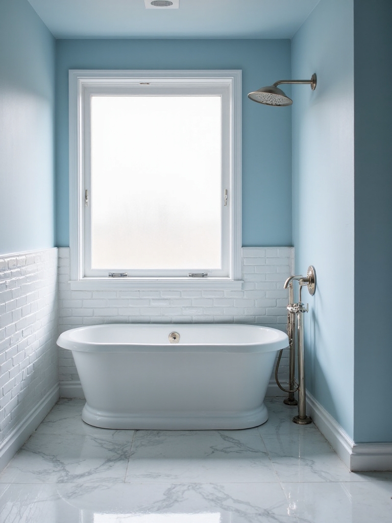 light blue subway tile elegance