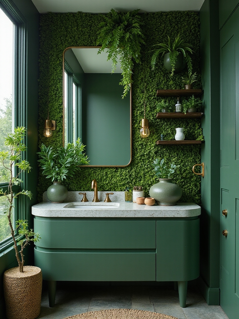 lush layered plant textures