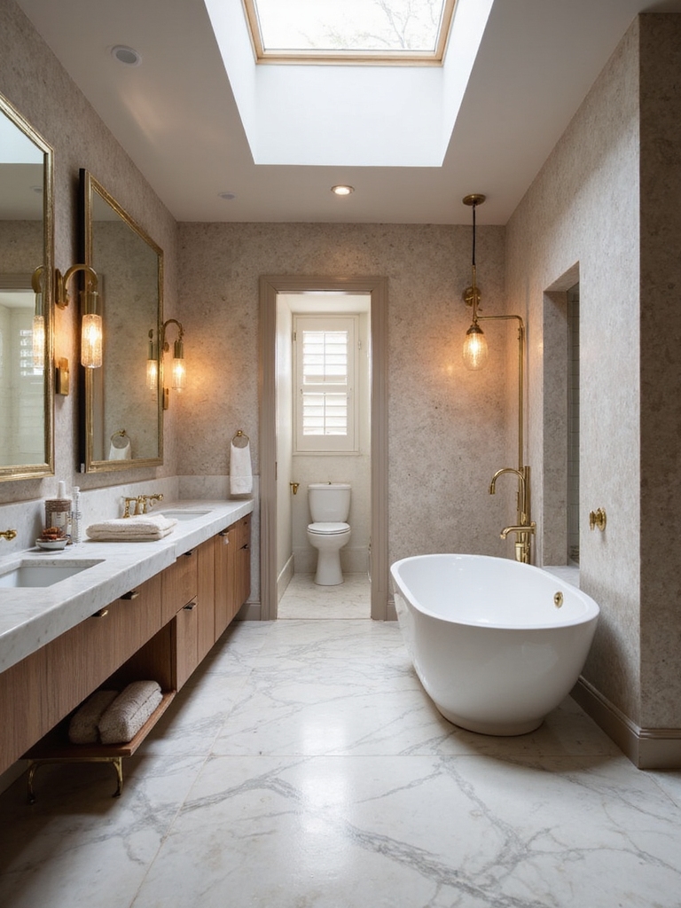 luxe welcoming ambient lighting
