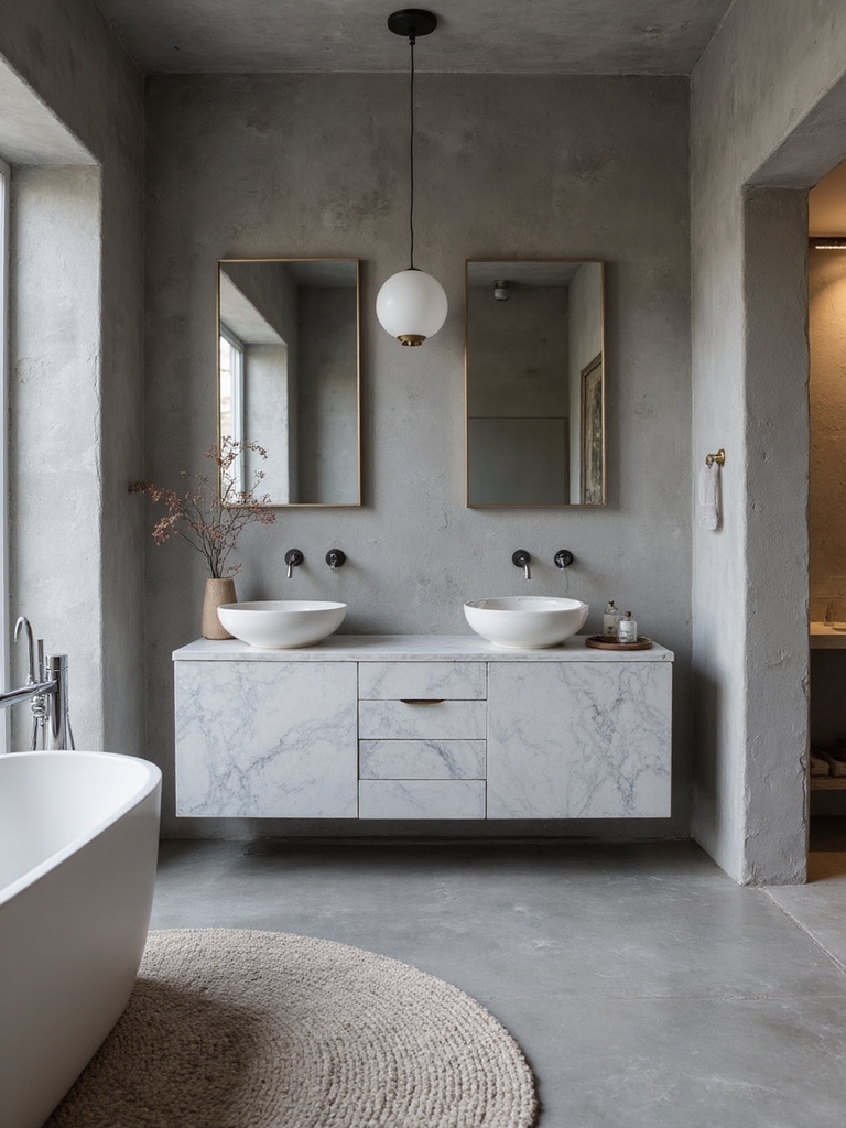 luxurious grey bathroom designs