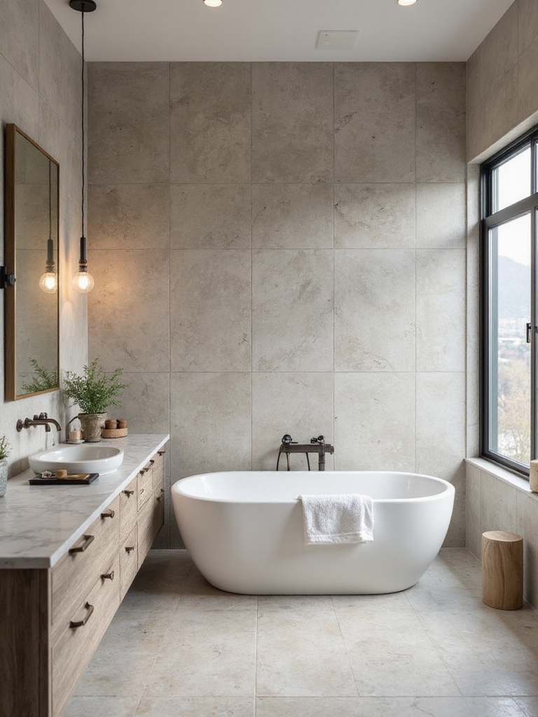 luxurious spa bathroom textures