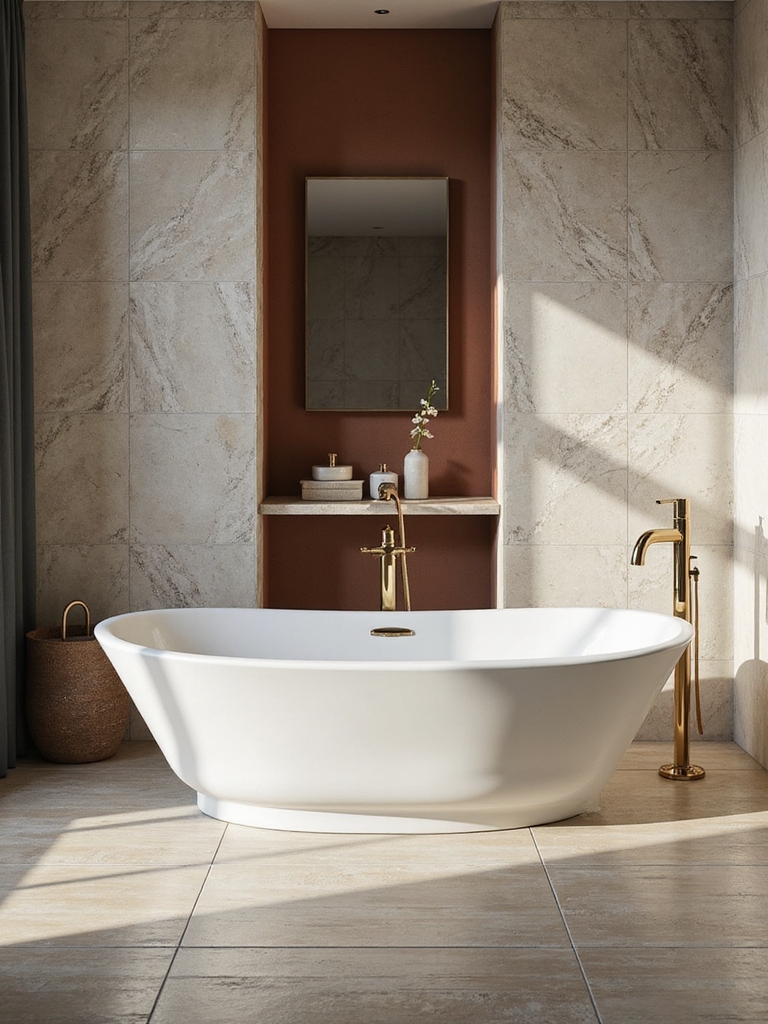 luxurious vinyl bathroom flooring