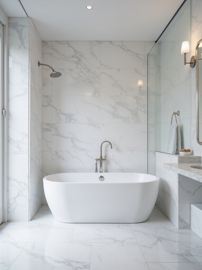 maximize bathroom light reflection