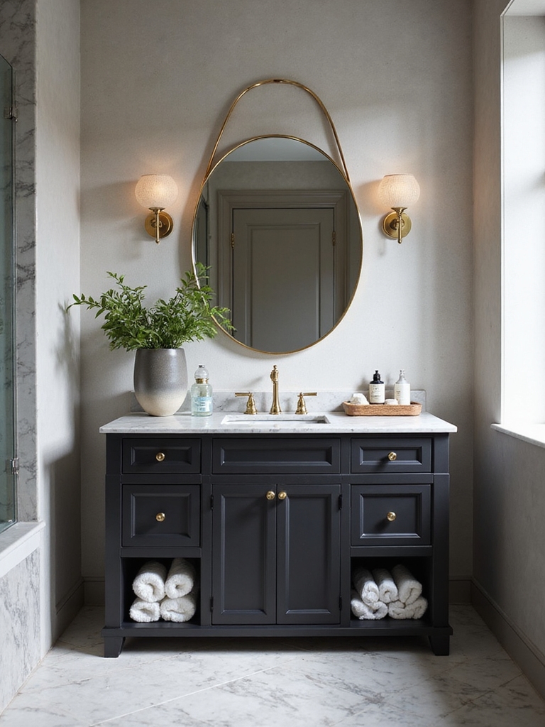 maximize bathroom vanity impact