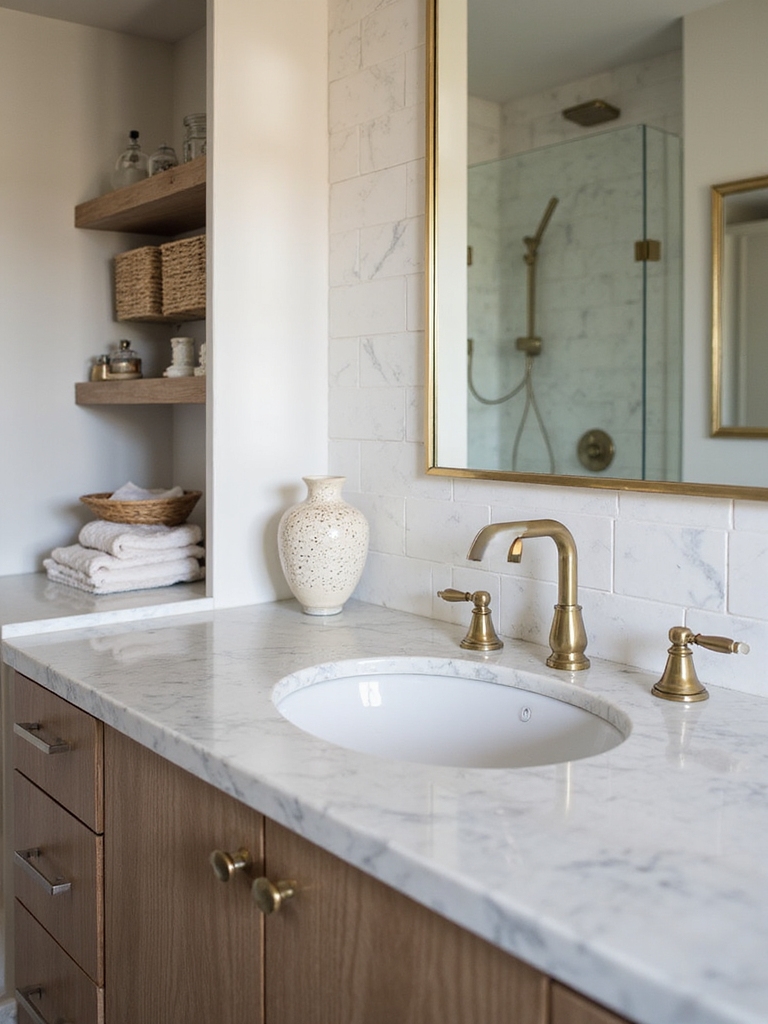 maximize bathroom vanity storage