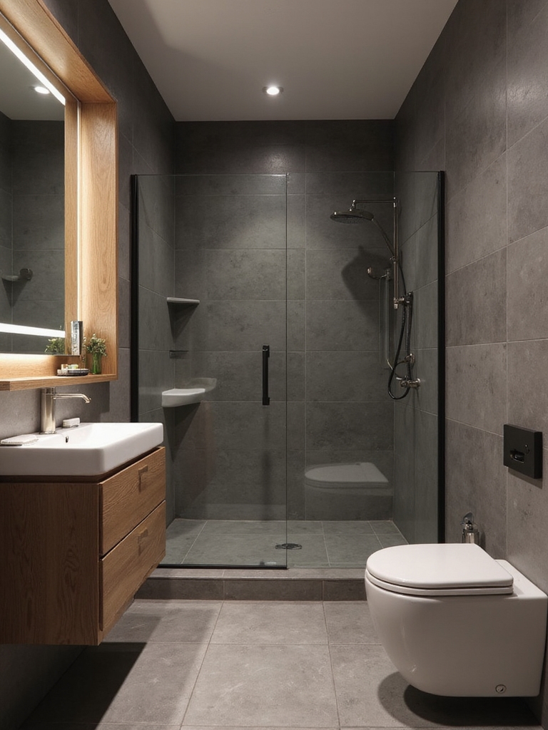maximize small bathroom efficiency