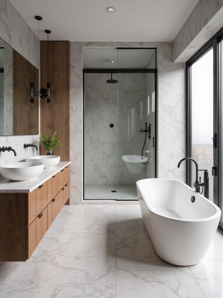 maximize small bathroom space