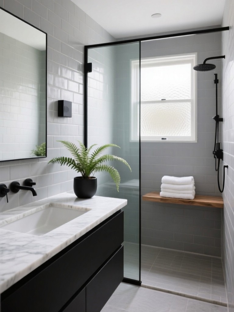 maximize small bathroom space