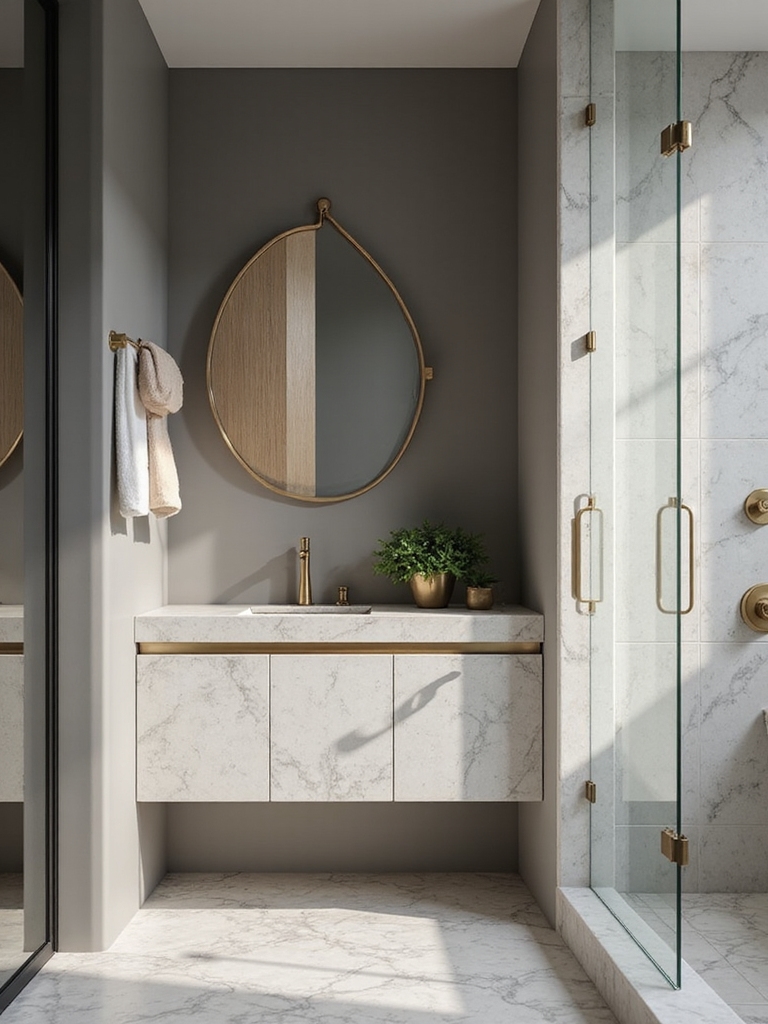 maximize small bathroom space