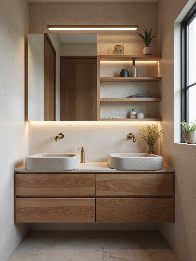 maximize tiny bathroom functionality