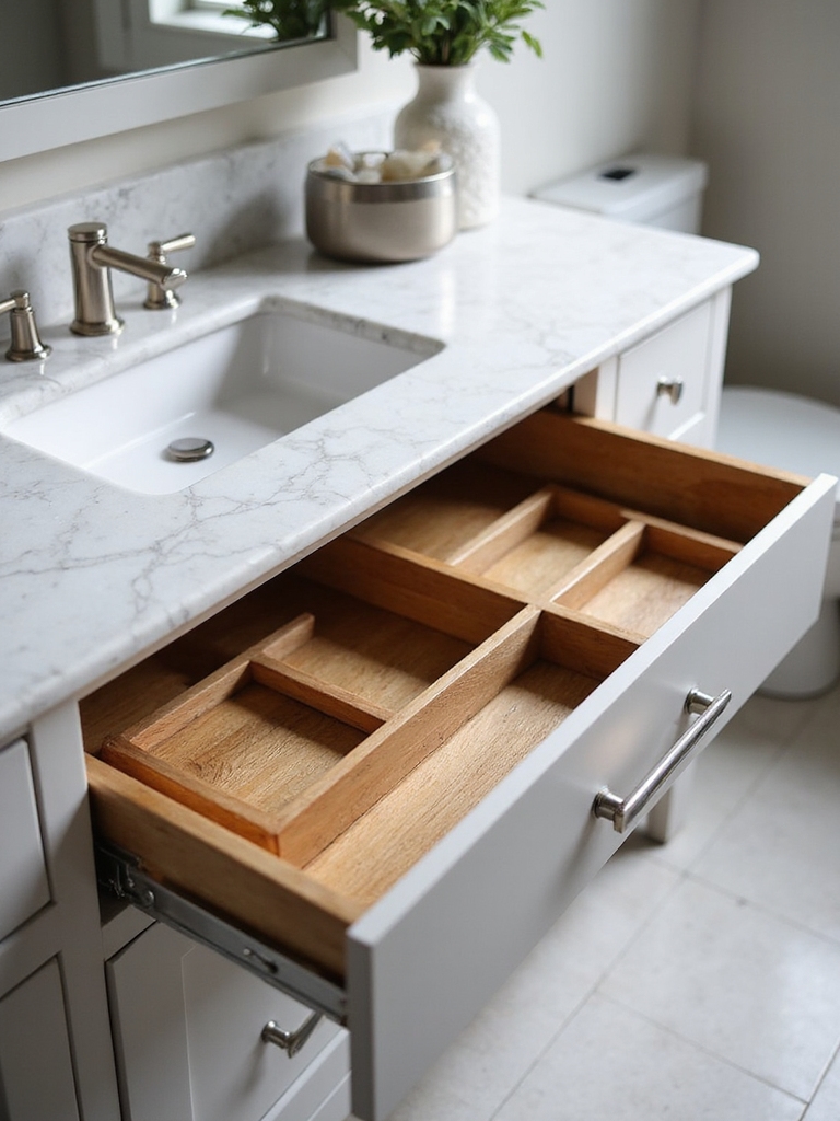 maximize tiny drawer spaces