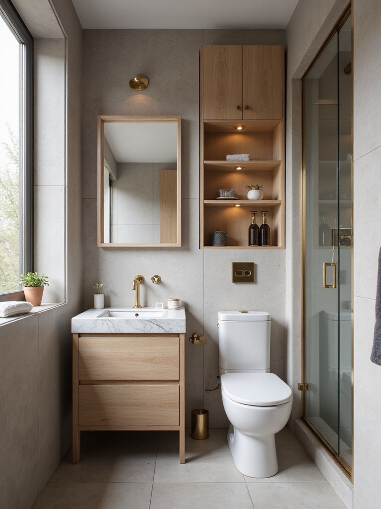 maximizing small bathroom space