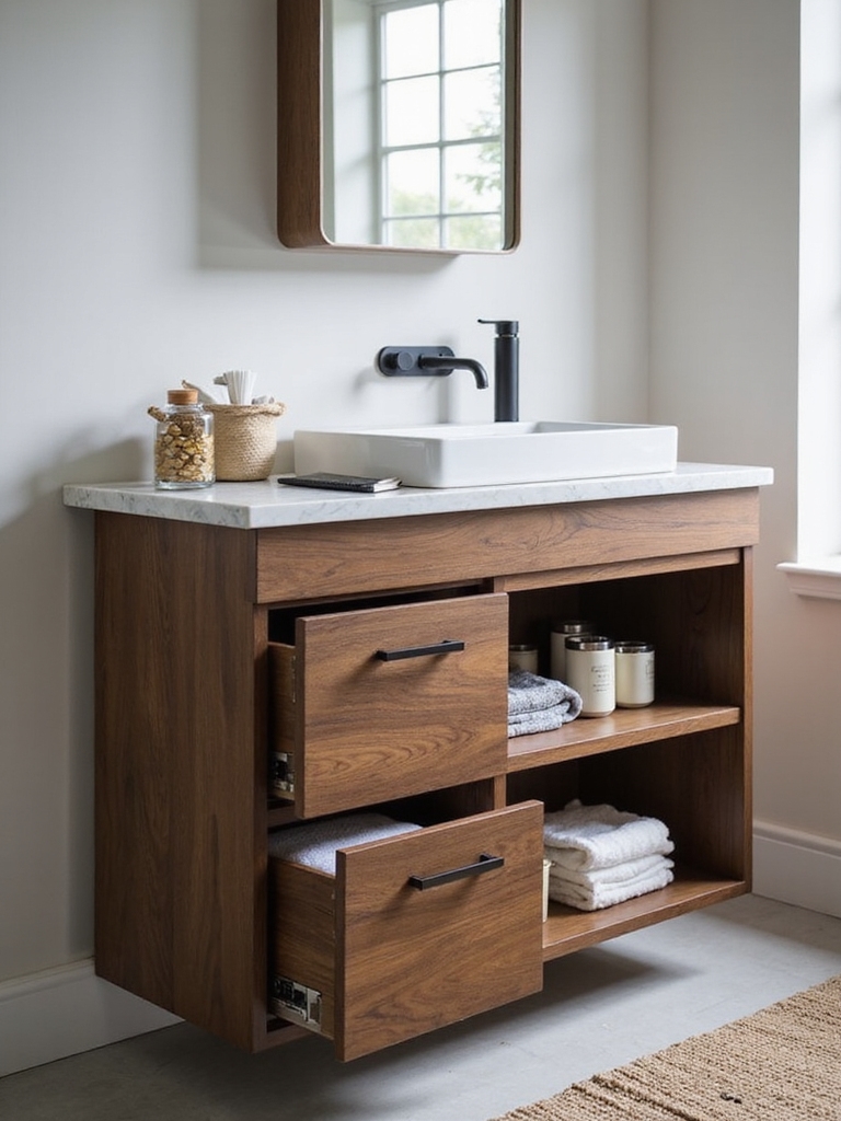 measure sink space efficiently