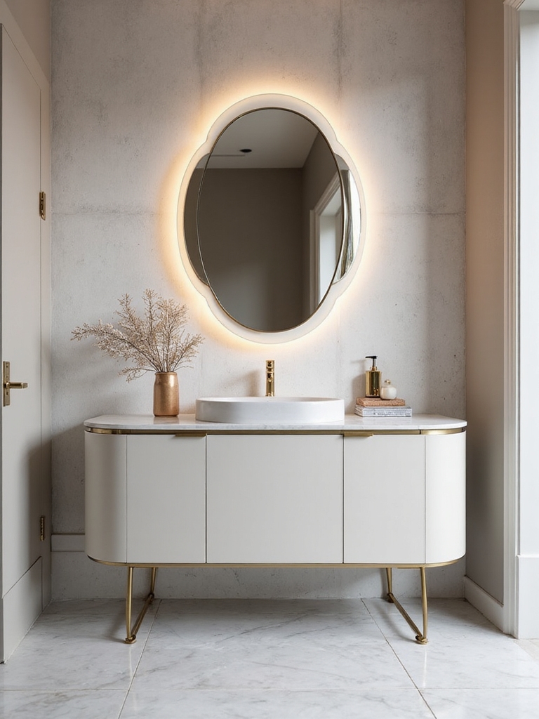 mirror placement for depth