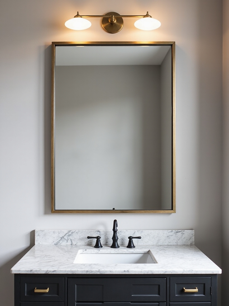 mixed metal frame elegance
