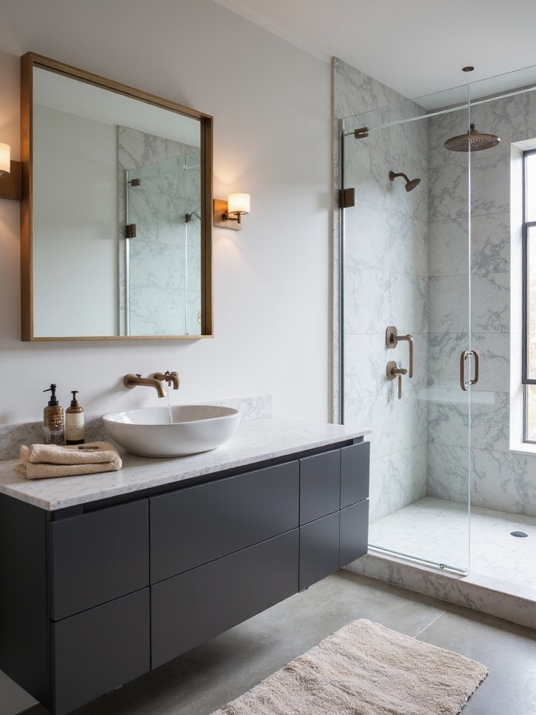 modern bath remodel planning