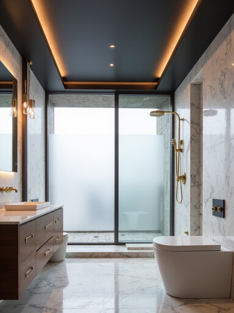 modern bathroom ceiling designs