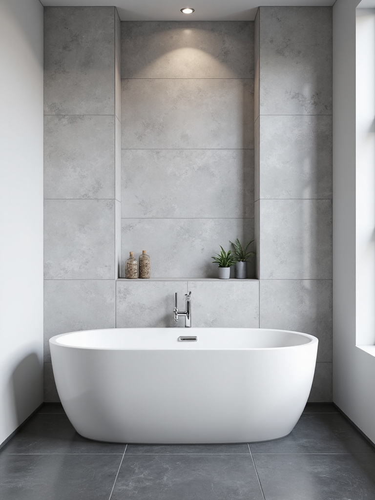 modern chic bathroom design