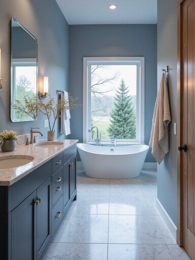 monochrome blue gray tranquility