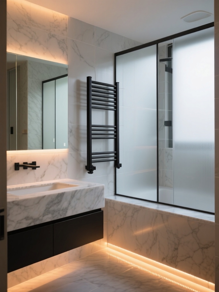 mood enhancing bathroom lighting ideas