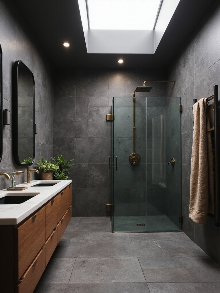 moody en suite tile inspiration