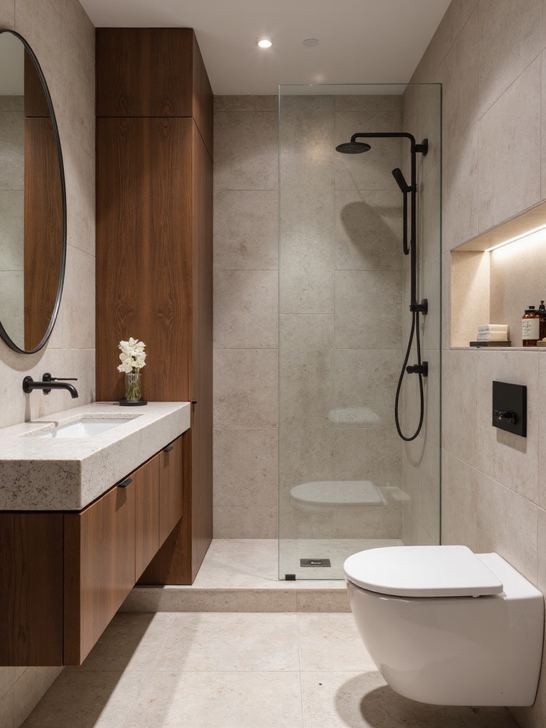 narrow bathroom design ideas