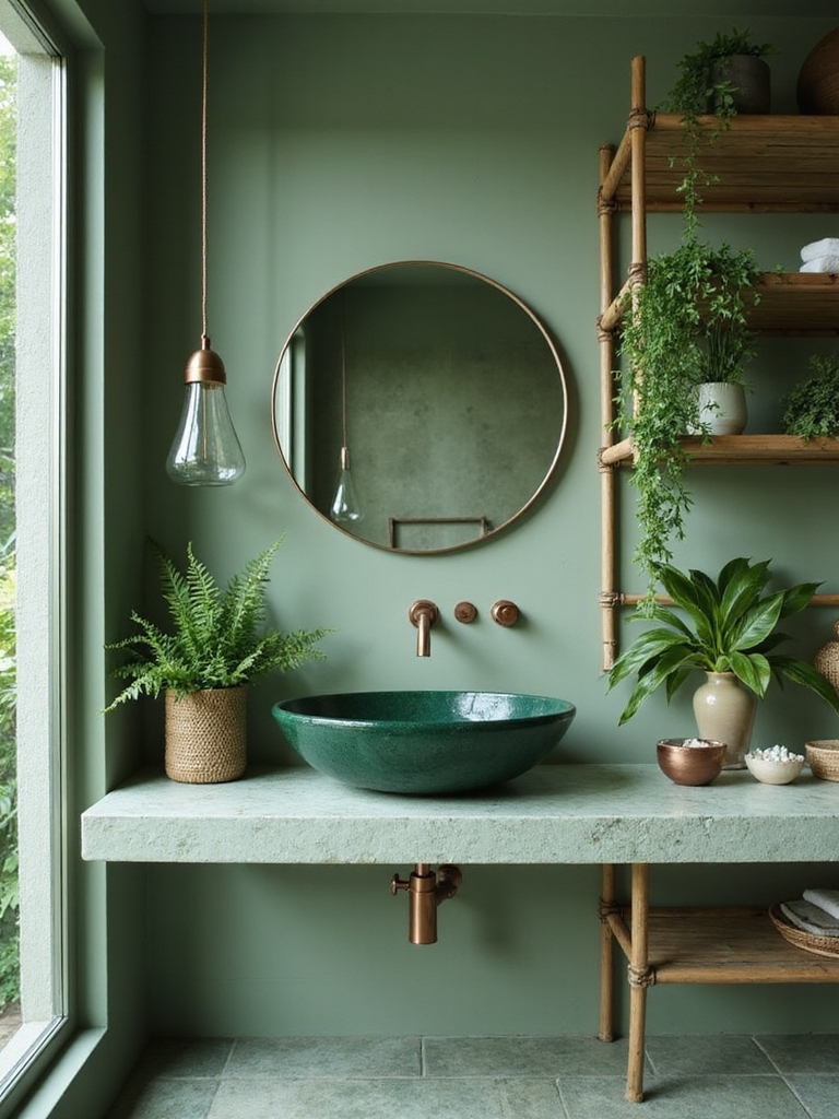 nature inspired bathroom serenity
