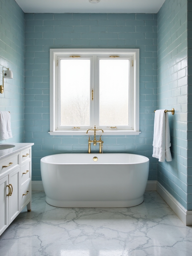ocean inspired bathroom retreat