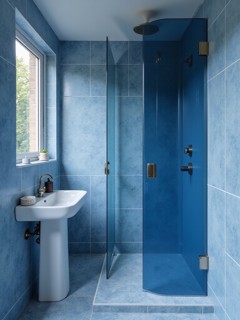 oceanic tile and blue
