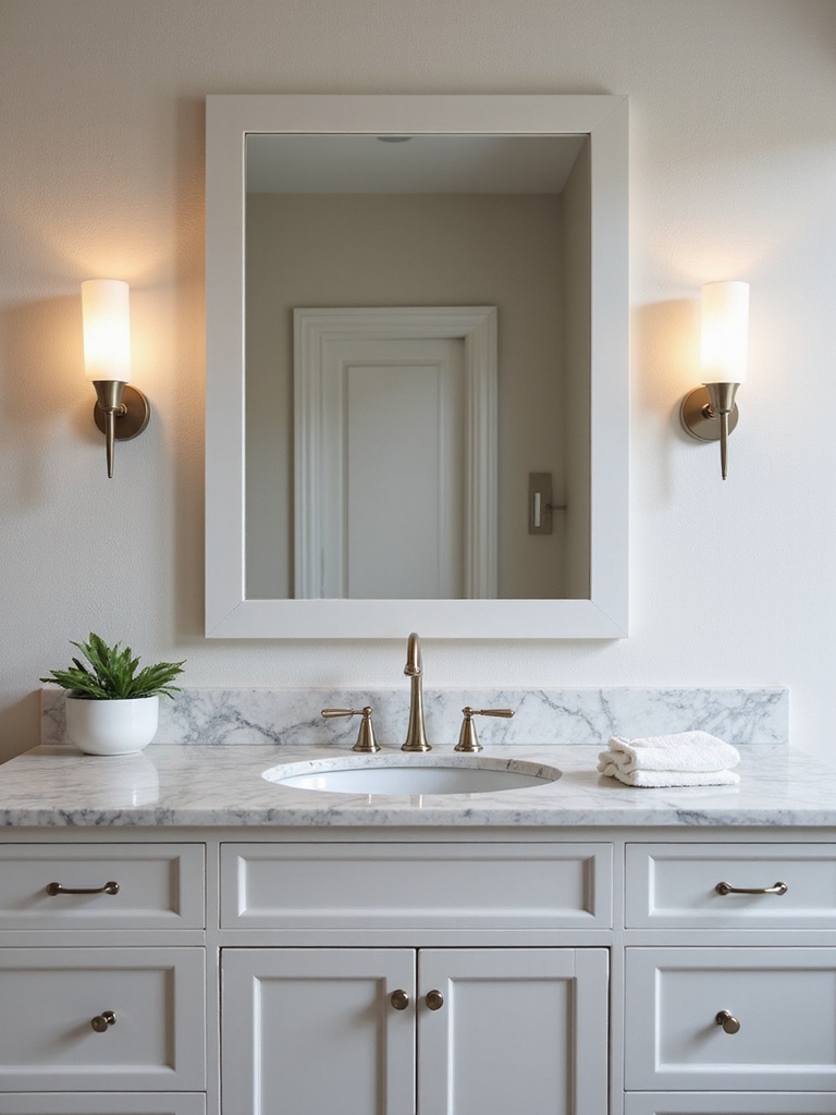 optimal vanity mirror placement