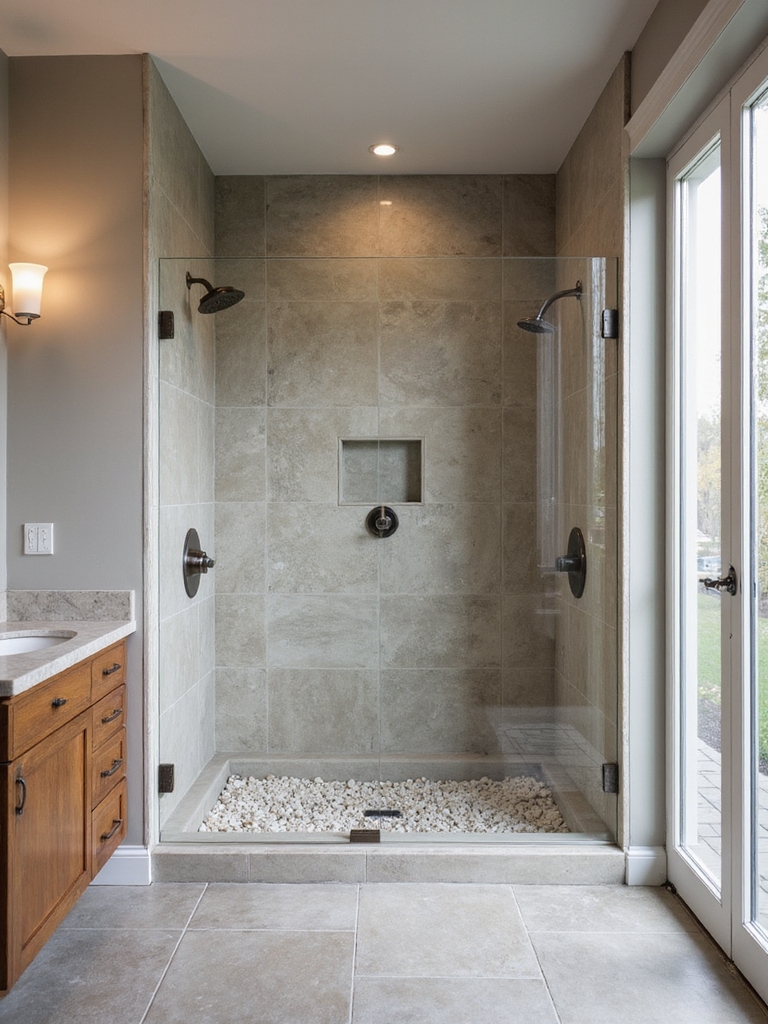 optimize shower layout flow