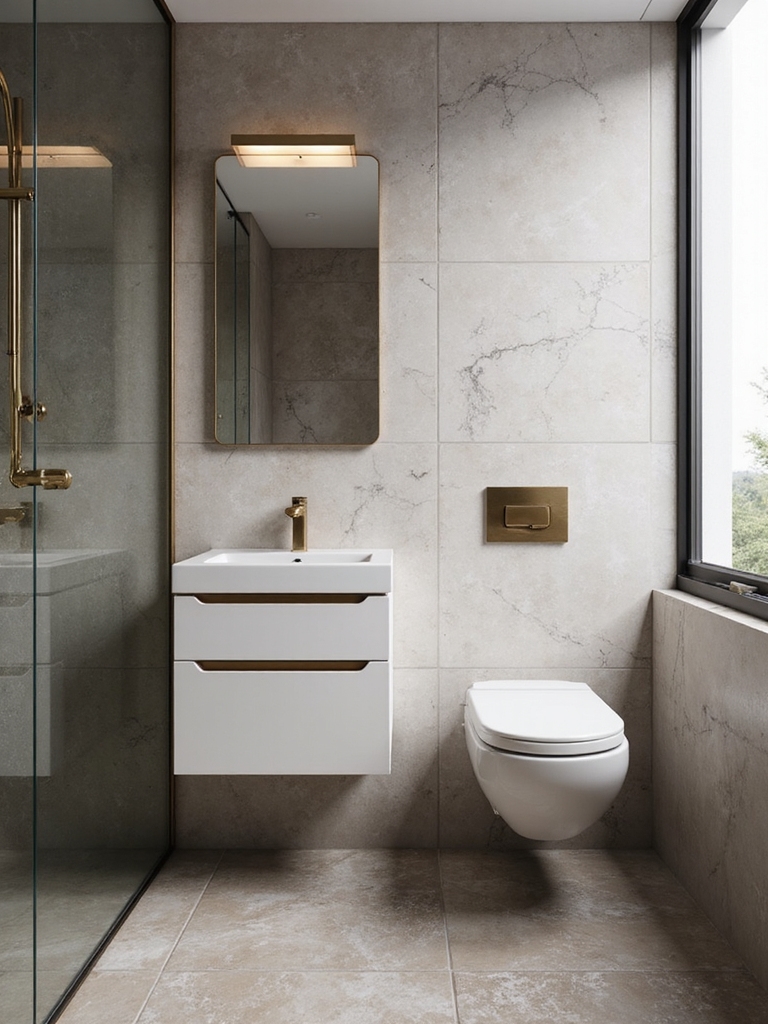 optimize tiny bath layout