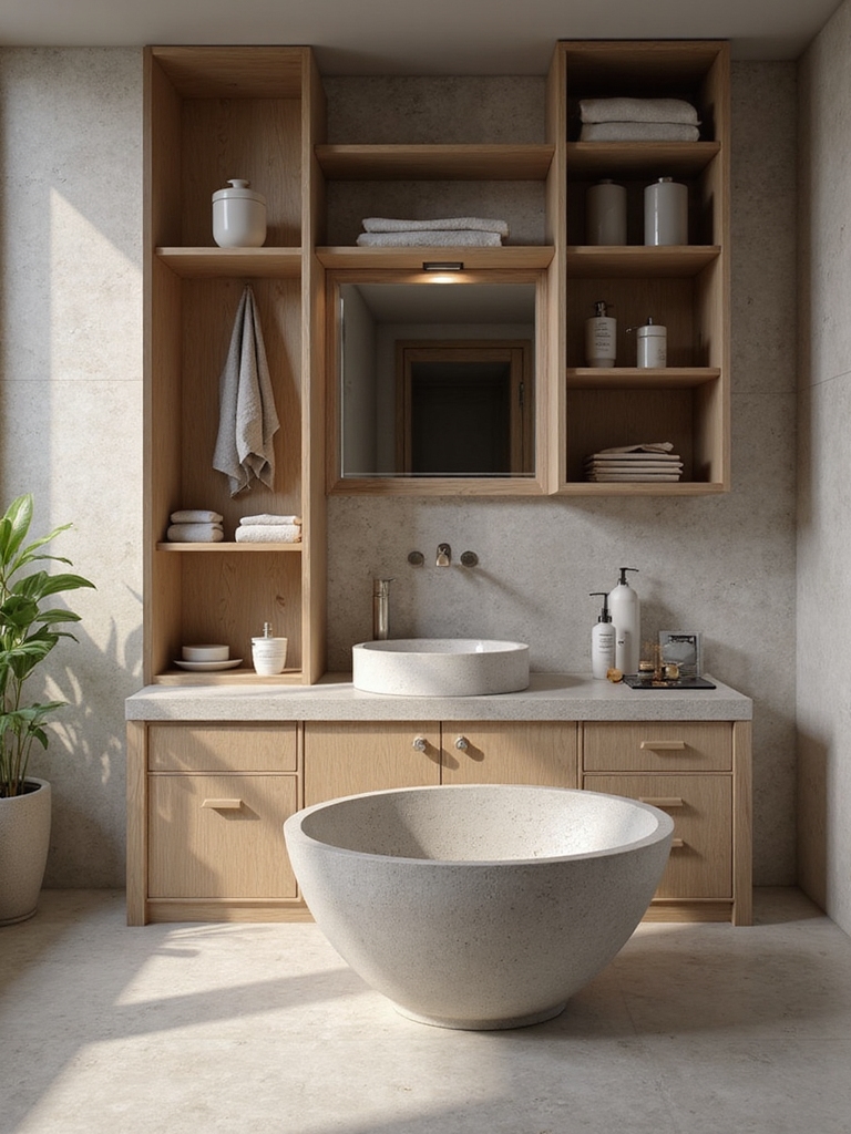 organized cabinet interiors simplify access