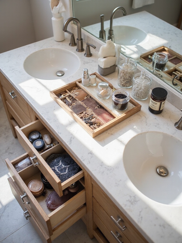 organized cosmetic storage solutions