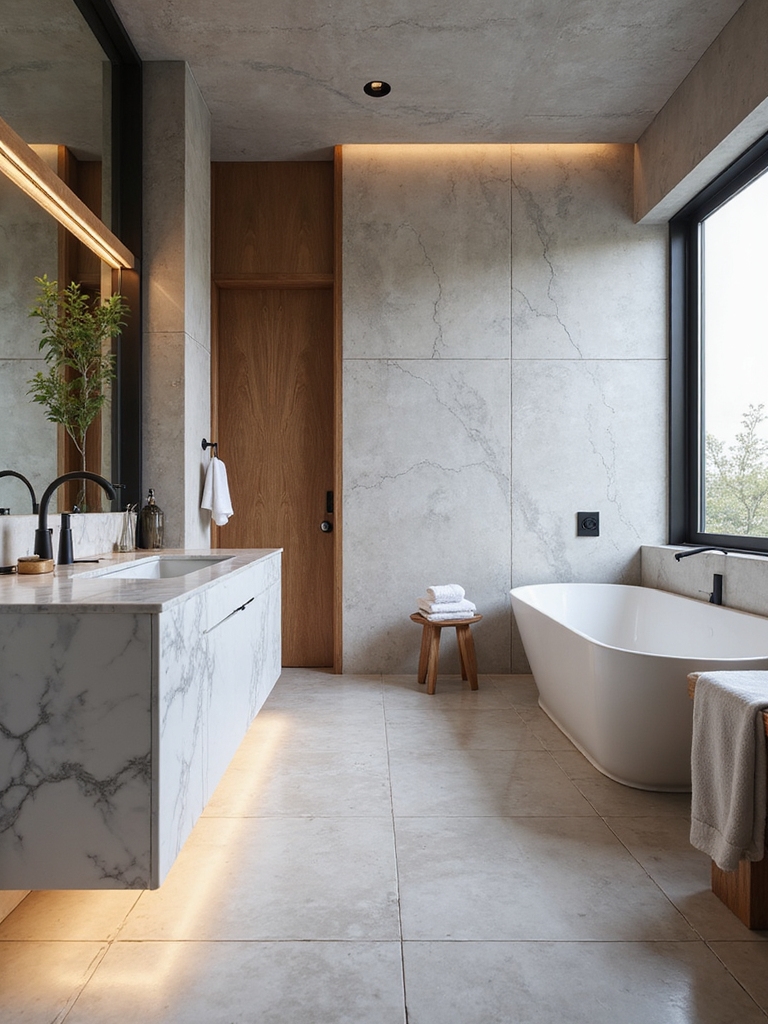 purposeful modern bathroom design