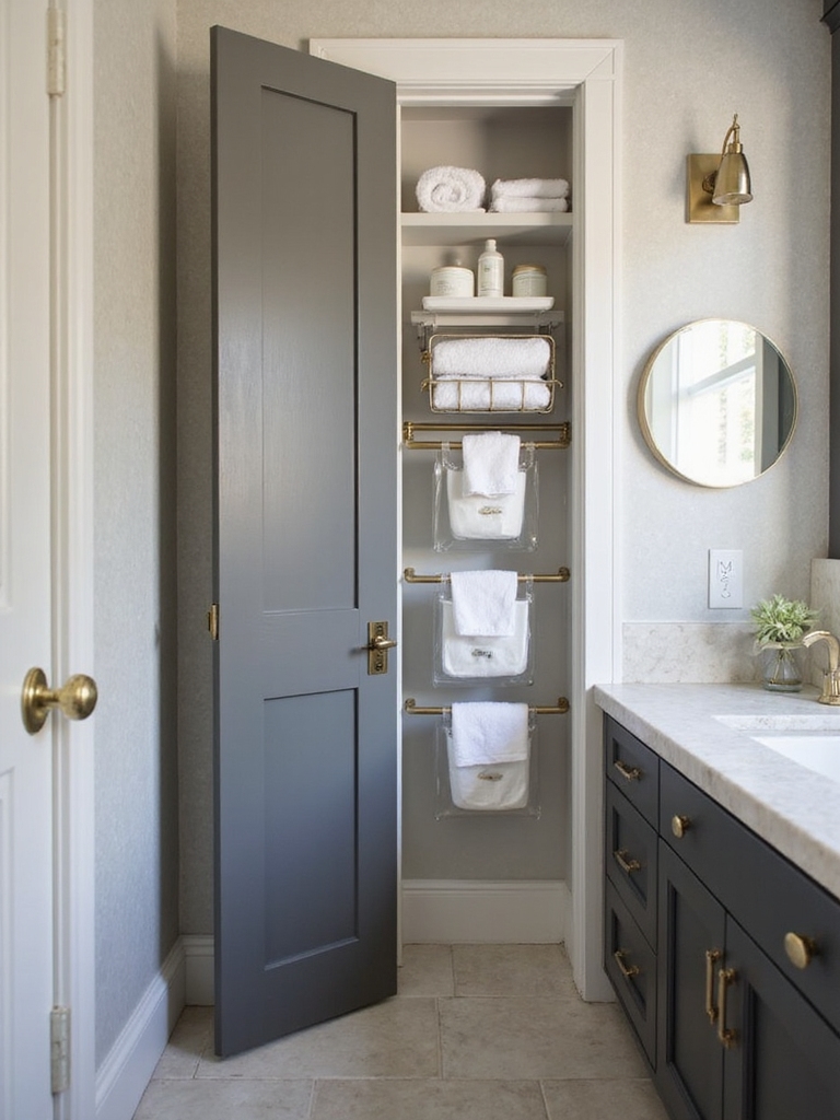quick accessible door storage