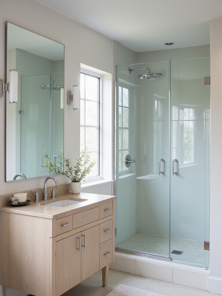 reflective surfaces enhance brightness