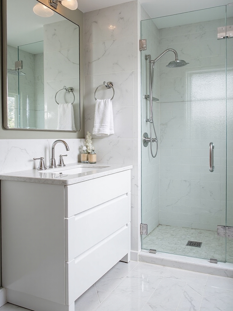 reflective surfaces enhance space