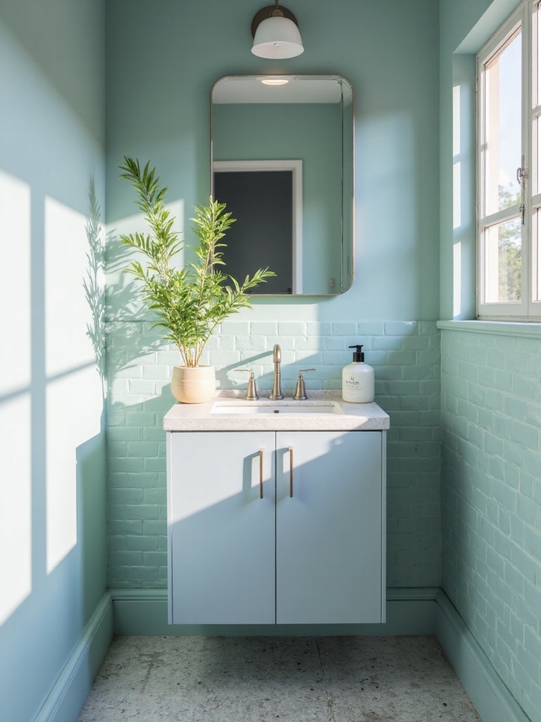 refreshing pale blue greens