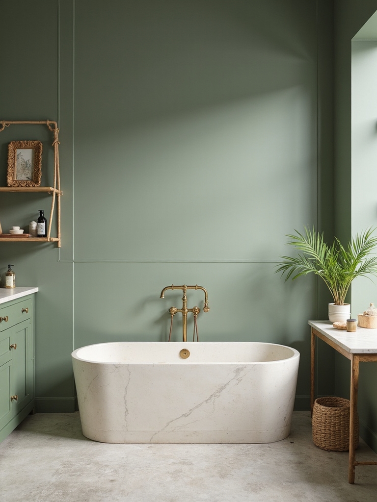 sage green bathroom inspiration