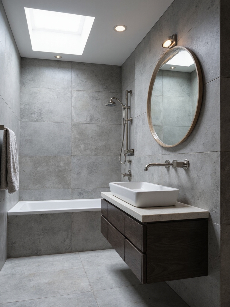seamless grey tile elegance
