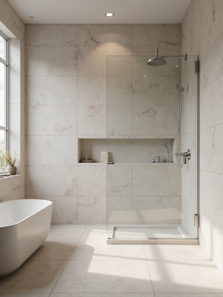 seamless luxury bathroom design